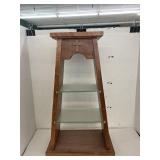 Hand made wooden display stand