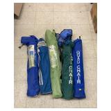 Lot of 5 folding chairs
