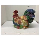 Fitz Rooster cookie jar (small chip on crown)