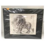 Lion Reproduction Picture