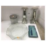 Candle Holders, Canister, Bowl, Sears Tower Tray