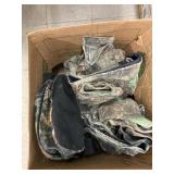Various sizes camo clothes (jacket, shirts, pant,