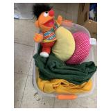 Sesame Street Ernie, Blankets, Pillows