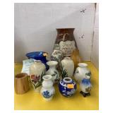 Assorted vases
