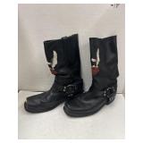 Harley Davidson Mens Sz 11 Boots Black Leather