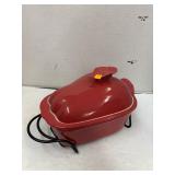 Apple Covered Casserole Dish w/  Stand