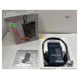 AM/FM Stereo Receiver w/ Headphones