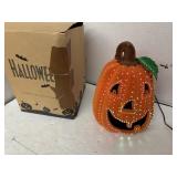 Glowing Fiber Optic Pumpkin