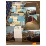 Vintage Bridge Postcards Flat