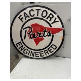 Metal Sign - Factory Engineered Parts
