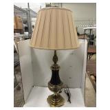 Mid Century Modern Heavy Brass Lamp