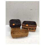 3cnt Longaberger Baskets