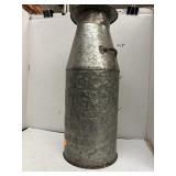 Galvanized Milk Can