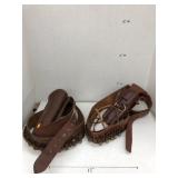 2cnt Gun Holster Belts w/ Empty Shell Casings