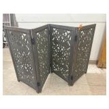 4 Panel Wooden Divider