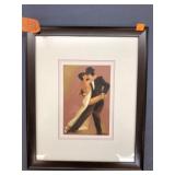 Framed Tango Couple Picture Approx 13x16