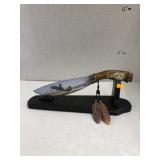 Eagle Knife on Stand