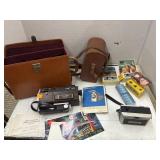 Vintage Cameras Lot w/ Flash Cubes