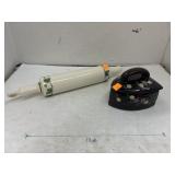 Vntg Ceramic Trinket Box & Ceramic Green Ivy