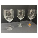 3 cnt Wine Glasses