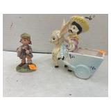 Donkey Planter & Vintage Little Artist Painter