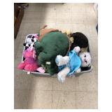 Tote of Stuffed Animals