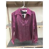 Magenta holiday blouse