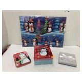 Package of wrapping paper and boxes