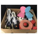 Box Misc, Cross Country Ski Shoes, Tape Rolls