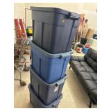 4 Totes w/ Lids