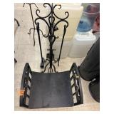Fire Place Tools & Log Holder