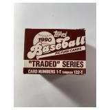 1990 Topps Baseball Traded Card Set