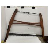 Vntg Wood Bow Saw