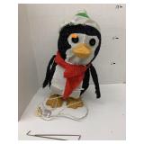 Penguin Christmas Decoration lights up