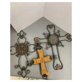 Crosses and Longaberger Basket