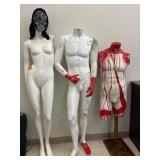 3 Manikins & Mask