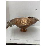 Brass and copper bowl