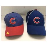 2 Cubs Baseball Caps Hats