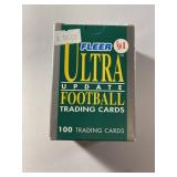 1991 Fleer Ultra Football Update Card Set