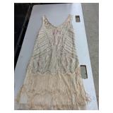 Sequined, beaded, & fringed dress