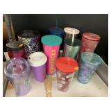 Tumblers drink cups, Starbucks