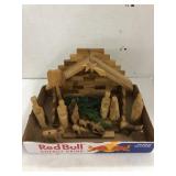 Carved Wooden Nativity