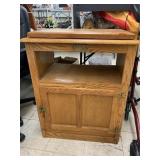 White Clad Cabinet, Bottom Broke, Top Spins,