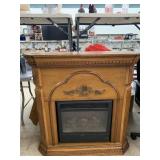 Electric Fireplace Insert and Mantel, approx 42in
