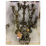 Metal Group, Candle holders, Statue Decor, Lamp