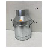Metal milk jug