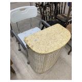 Hamper and Shower Chair