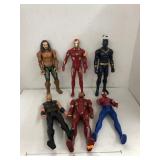 Kids Toy figures - Iron Man, Aquaman, Spider-Man,