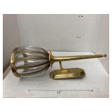 Heavy metal bubble glass candle holder