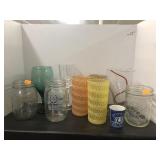 Glasses, Ball Jars, Colts Glasses